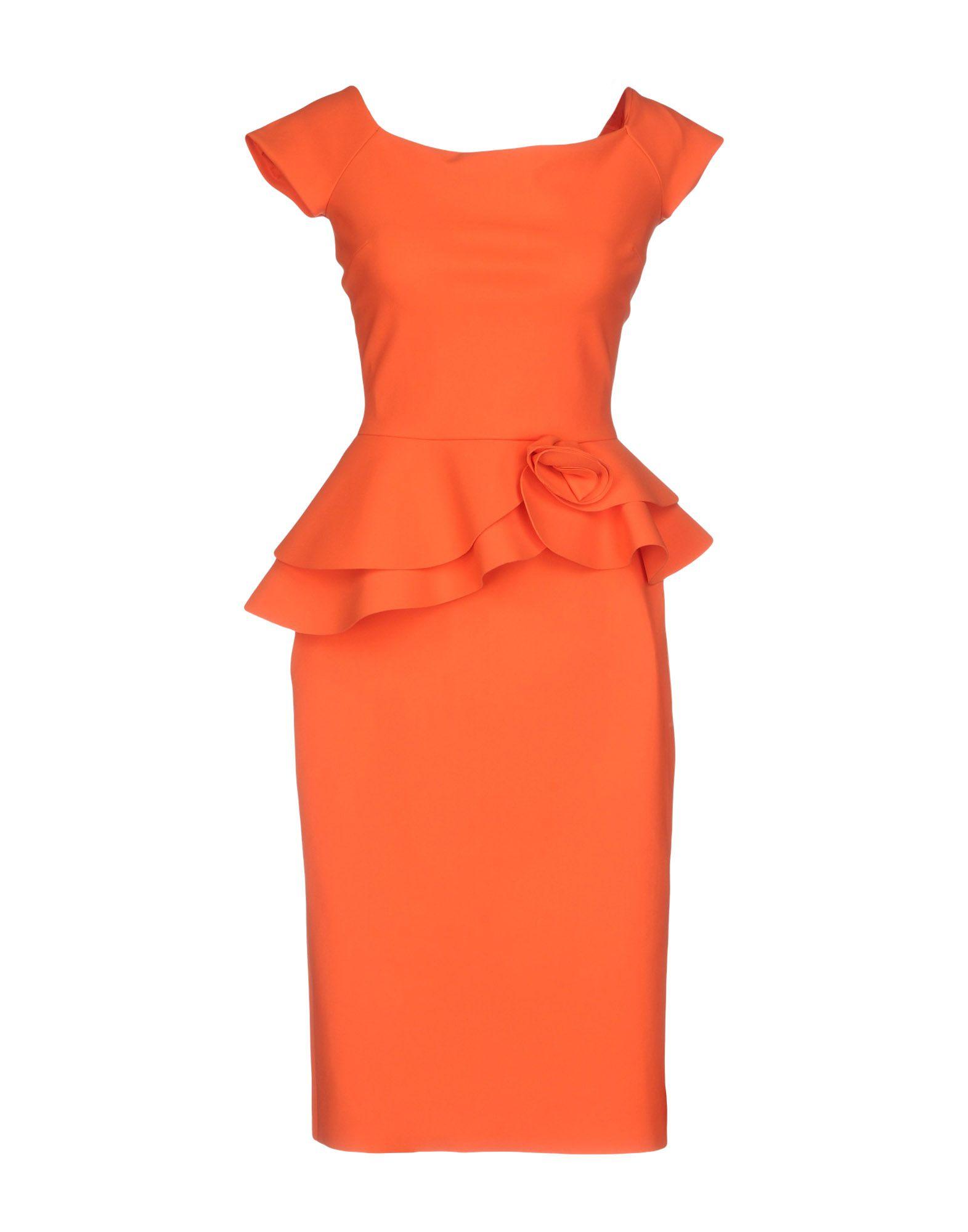 Chiara Boni La Petite Robe Knee-length Dresses In Orange | ModeSens