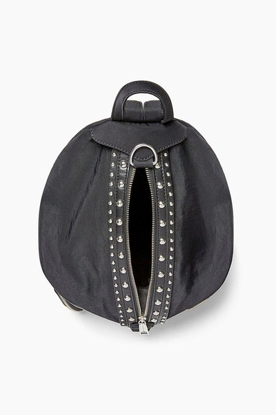 Shop Rebecca Minkoff Julian Nylon Backpack With Studs In Black