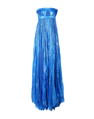 Shop Dsquared2 Long Dresses In Blue