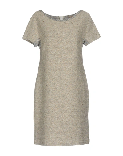 Shop Capobianco Short Dress In Grey