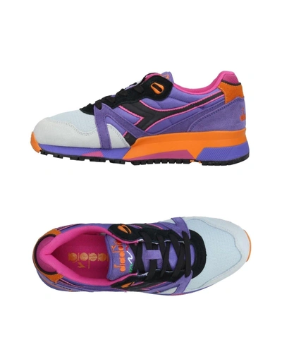Shop Diadora Sneakers In Purple