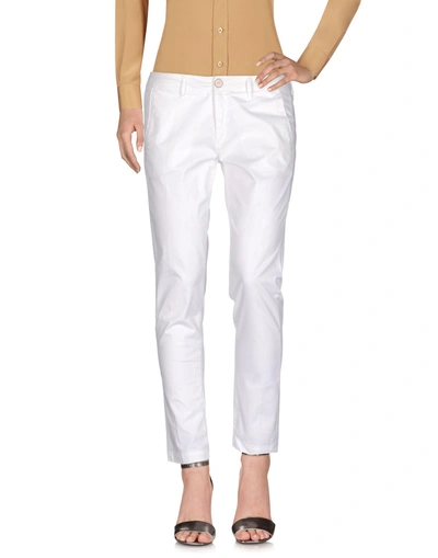 Shop Barba Napoli Casual Pants In White