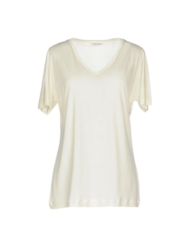 Shop Gran Sasso T-shirt In Ivory