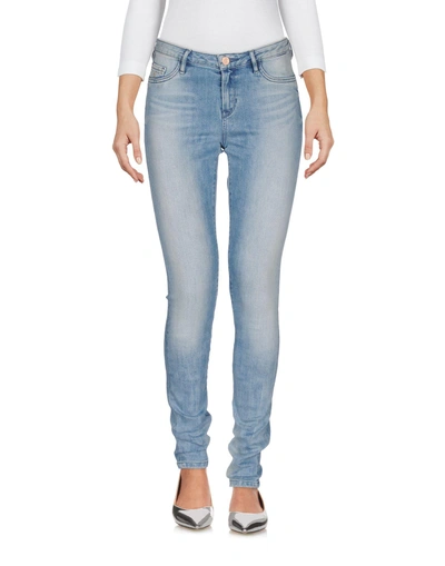 Shop Maison Scotch Denim Pants In Blue