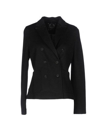 Shop T-jacket By Tonello Suit Jackets In Black