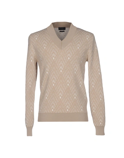 Shop Ballantyne Man Sweater Beige Size 40 Cotton