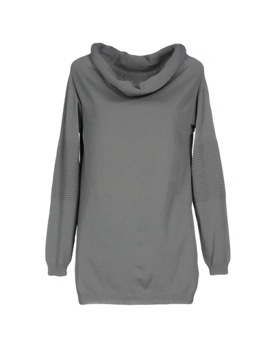 Shop Ea7 Turtleneck In Grey