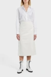 THE ROW Terst Lambskin Skirt