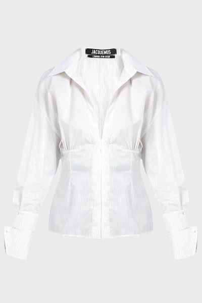 Shop Jacquemus Classic Cotton Shirt