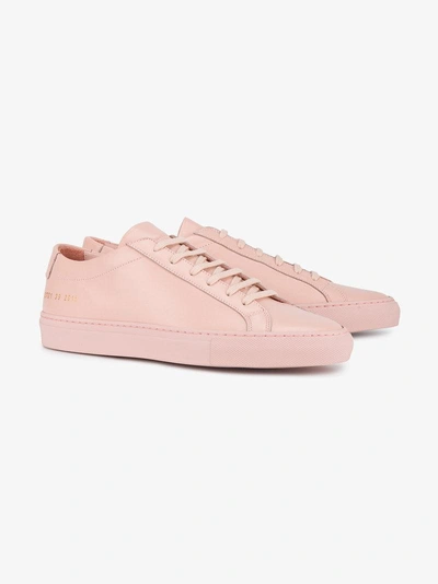 Shop Common Projects 'achilles' Sneakers In Rosa