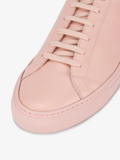 Shop Common Projects 'achilles' Sneakers In Rosa