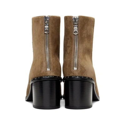 Shop Rag & Bone Rag And Bone Tan Suede Willow Stud Boots In 242 Camel S