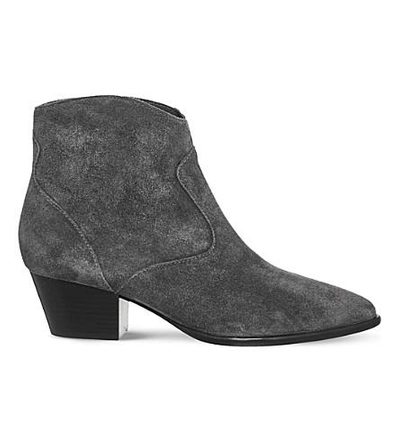 Shop Ash Heidi Bis Suede Ankle Boots In Bistro Soft Suede