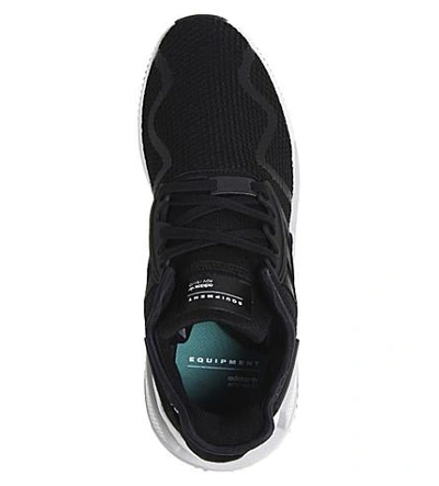 Shop Adidas Originals Eqt Cushion Adv Sneakers In Black White
