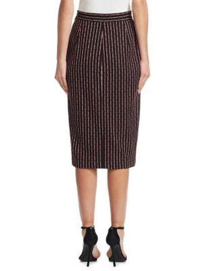 Shop Altuzarra Wilcox Stripe Skirt In Grey