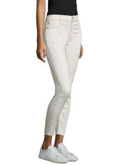 Shop 7 For All Mankind Skinny Ankle Jeans In Bair Pearl