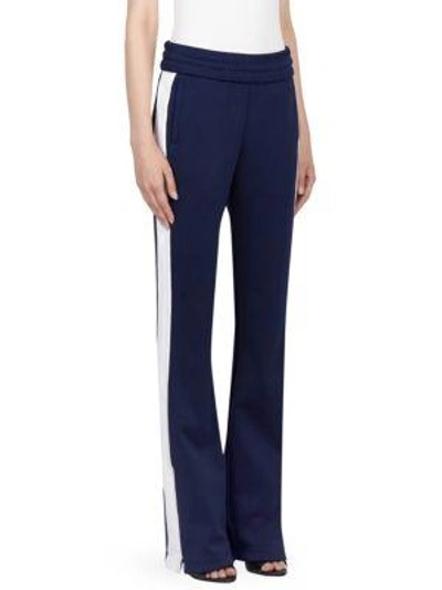 Shop Off-white Classic Track Pants In Dark Blue