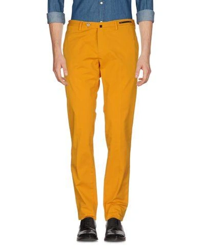 Shop Pt01 Casual Pants In Orange