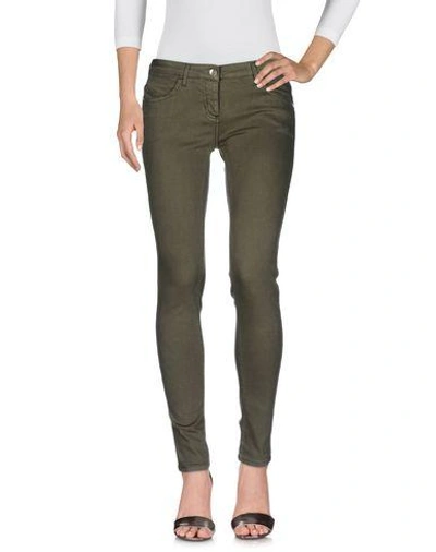 Shop Patrizia Pepe Jeans In Military Green