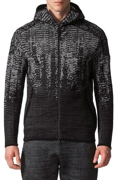 Adidas Originals Adidas Men's Zne Pulse Printed Zip Hoodie In Black |  ModeSens