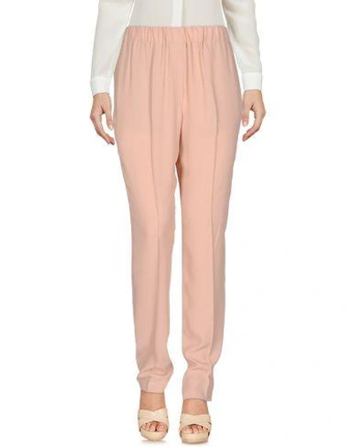 Shop Incotex Woman Pants Blush Size 10 Acetate, Silk In Pink