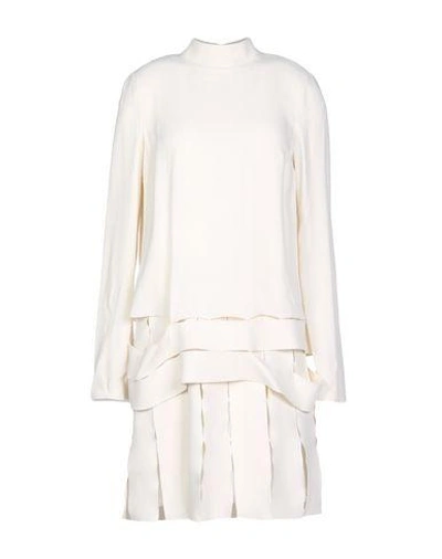 Shop Proenza Schouler Short Dress In Ivory