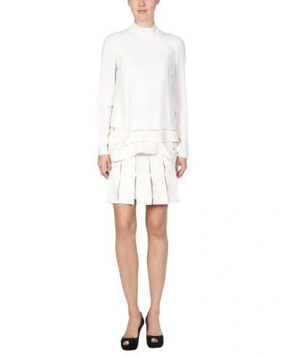 Shop Proenza Schouler Short Dress In Ivory