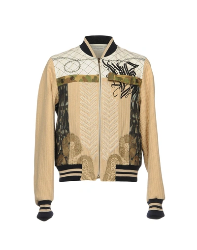 Shop Dries Van Noten Bomber In Beige