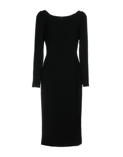 Shop Dolce & Gabbana Knee-length Dress In Black