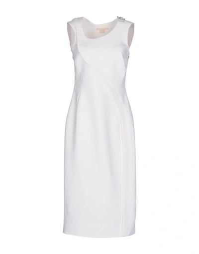 Shop Antonio Berardi Knee-length Dress In White
