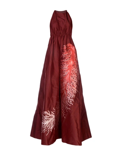 Valentino Long Dress In Red
