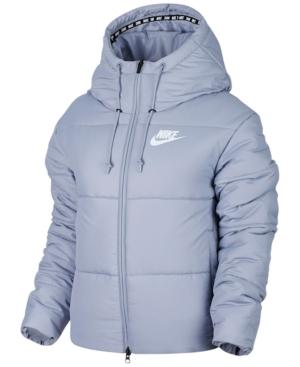 grey nike bubble jacket