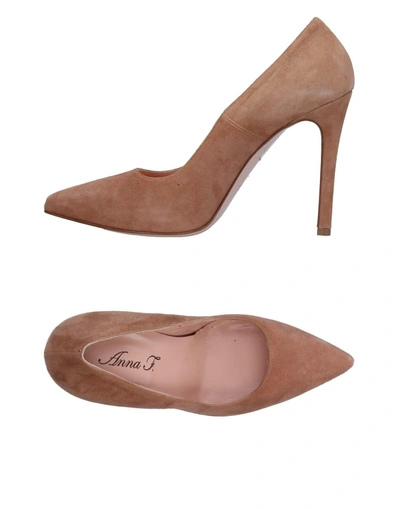 Shop Anna F Pump In Skin Color