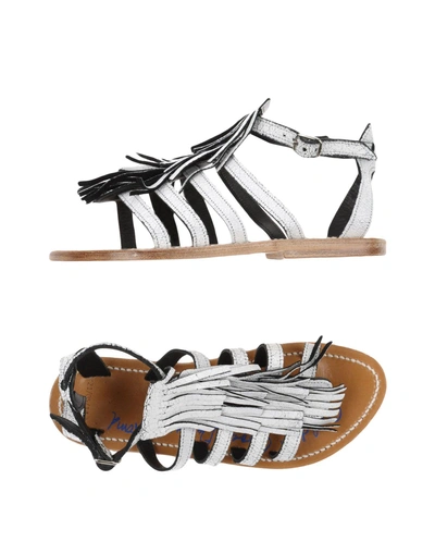 Shop Kjacques Sandals In White