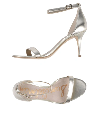 Shop Sam Edelman Sandals In Platinum