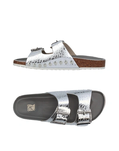 Shop Colors Of California Sandals In Silver