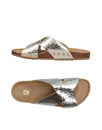 Shop Colors Of California Sandals In Platinum