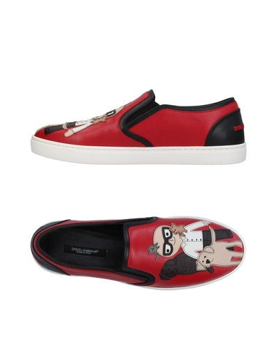 Shop Dolce & Gabbana Sneakers In Red