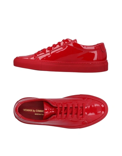 Shop Common Projects Sneakers In Red