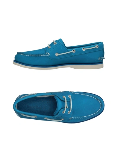 Shop Timberland Loafers In Azure