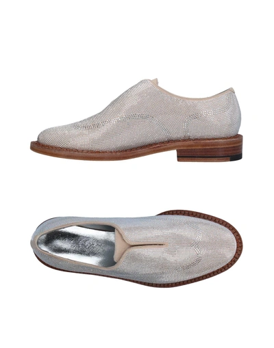 Shop Robert Clergerie Loafers In Silver