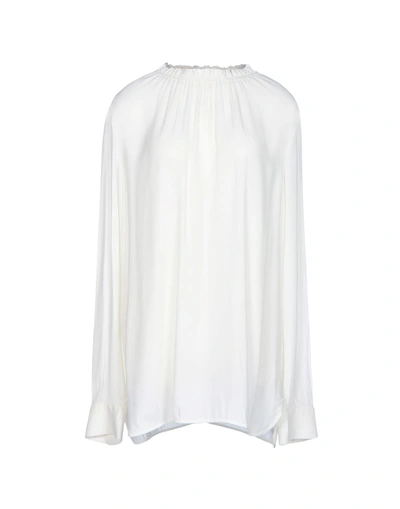 Shop Marni Blouses In Ivory