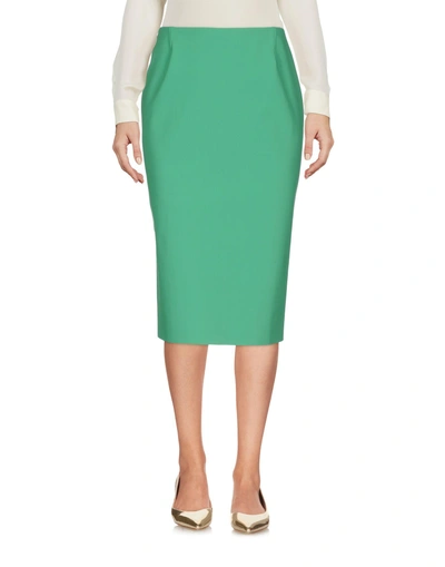 Shop Chiara Boni La Petite Robe 3/4 Length Skirts In Green