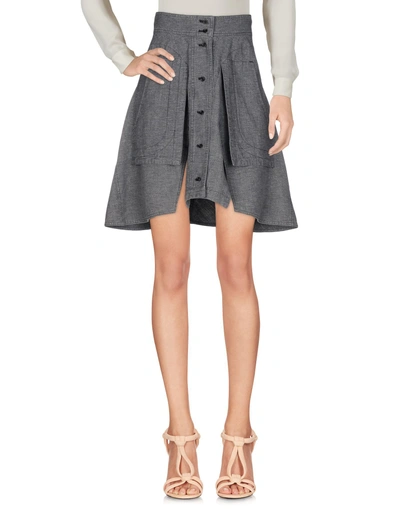 Shop Isabel Marant Knee Length Skirt In Lead