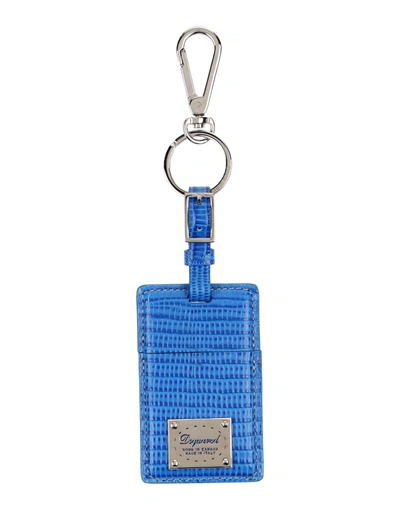 Shop Dsquared2 Key Ring In Blue