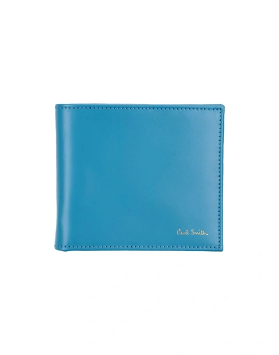 Shop Paul Smith Wallets In Turquoise