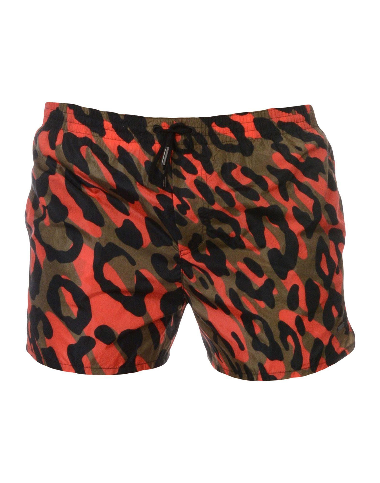 dsquared swim shorts red
