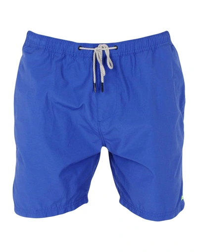 Shop Scotch & Soda Swim Shorts In Blue