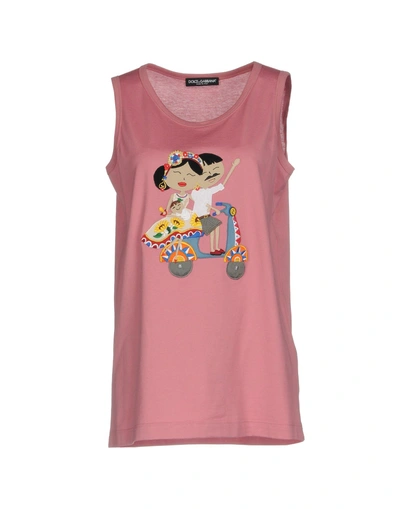 Shop Dolce & Gabbana T-shirts In Pink