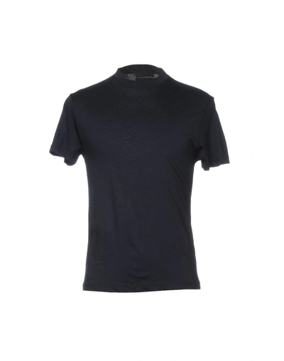 Shop Prada T-shirt In Dark Blue